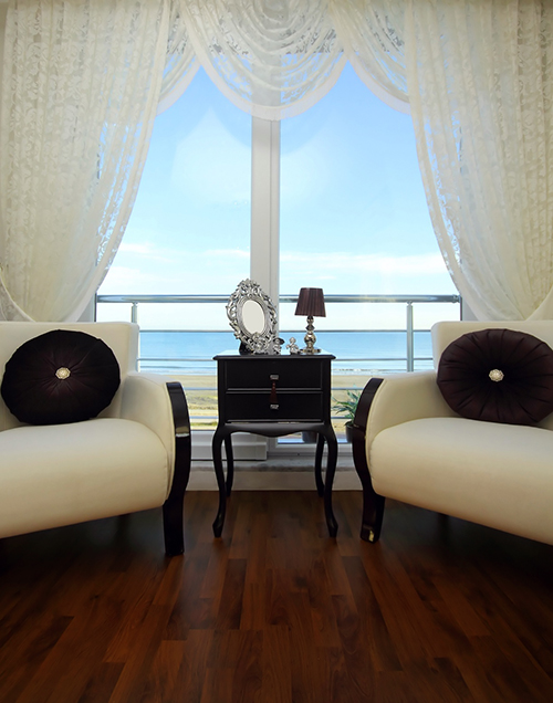 Parquet massif exotique verni - Afromosia naturel verni prestige go4 90x15mm