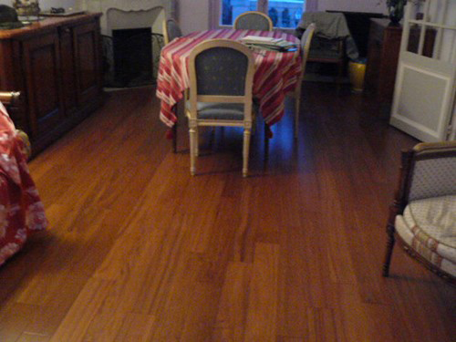 Parquet massif exotique huile - Merbau massif huilé naturel go4 90x14mm
